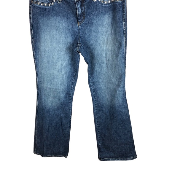 CACHE Rhinestone Studded Jeans - Picture 3 of 9